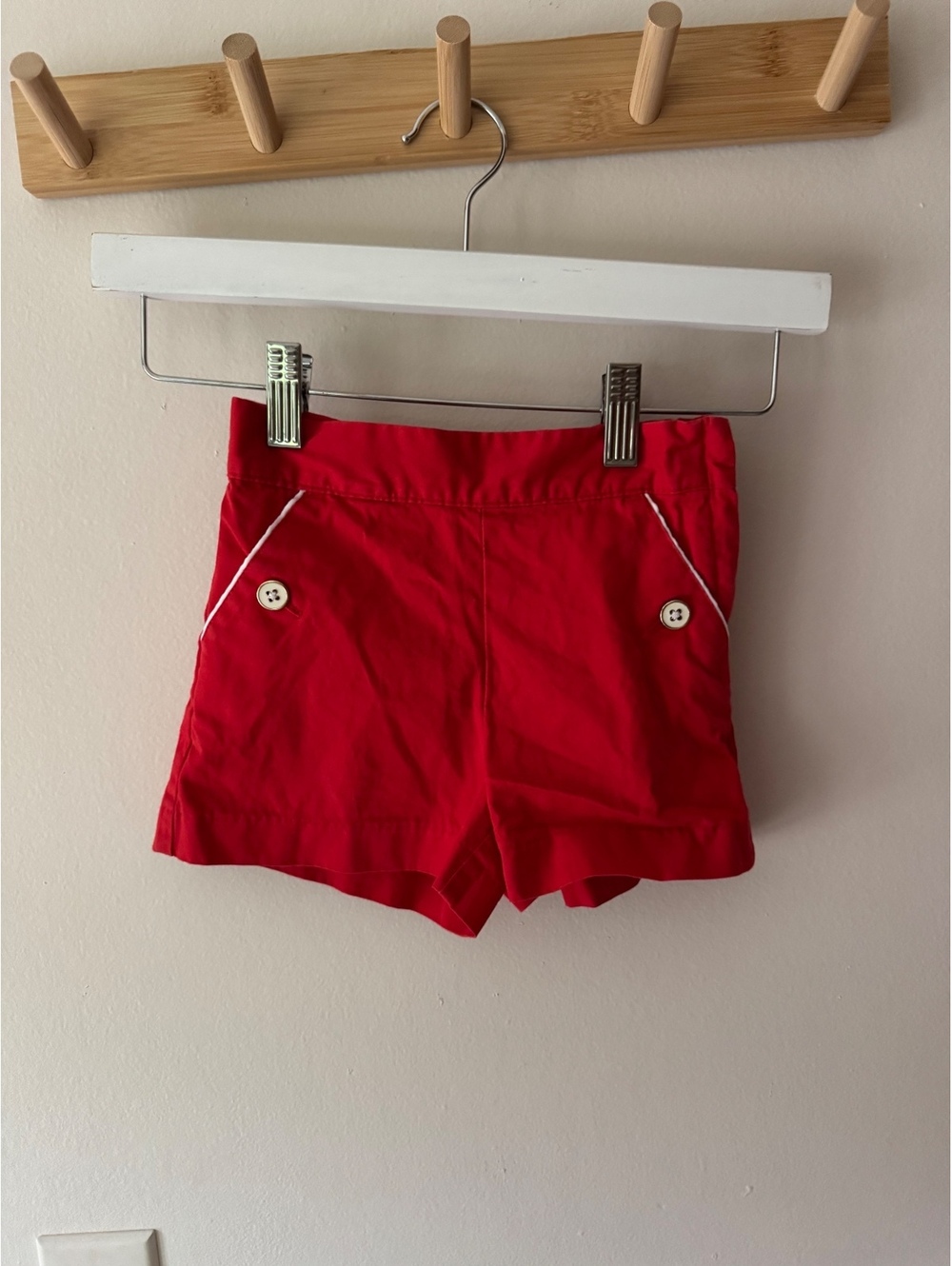 Janie and Jack size 5 Red Sailor Shorts
